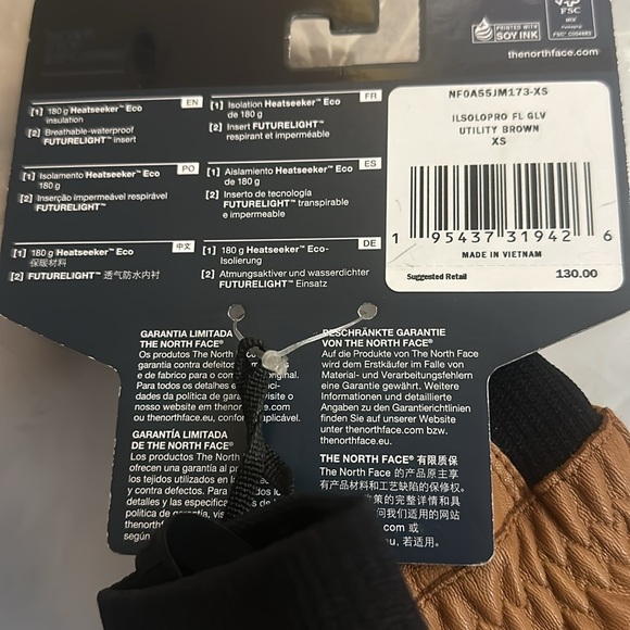 🥷🏿🥷🏿🥷🏿The North Face Men's IL Solo Pro FutureLight Gloves - Picture 6 of 7